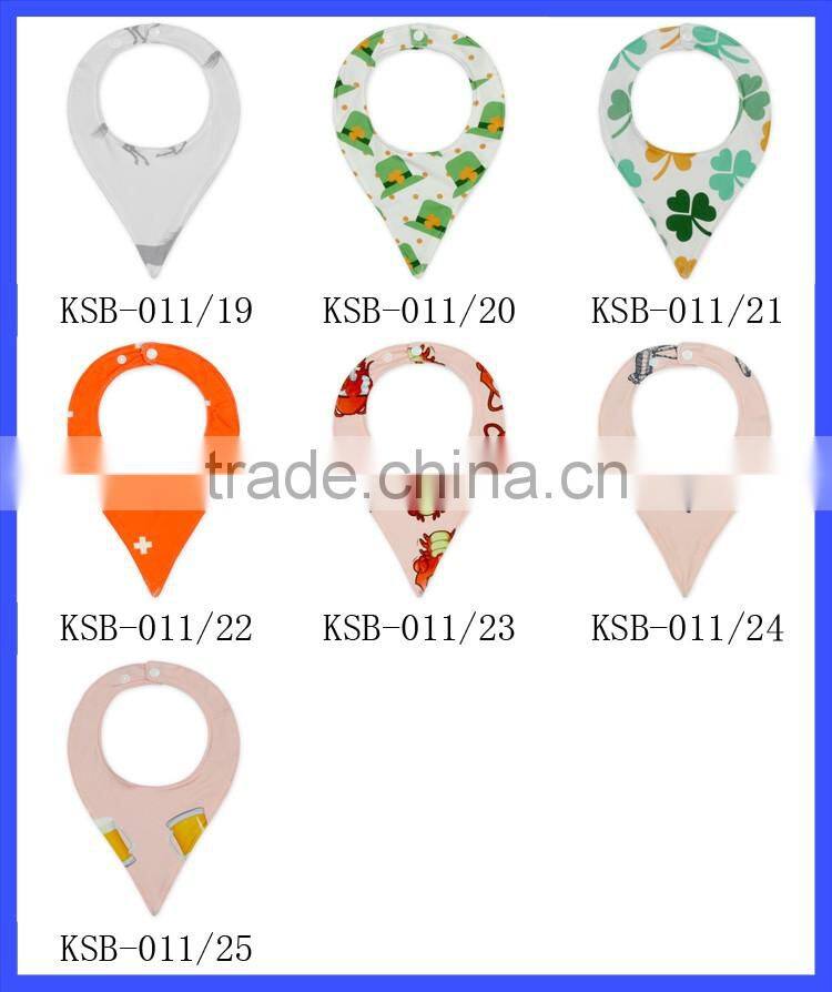 Unisex Multi Style Soft Bandana Drool Aborbent Baby Bibs Triangle