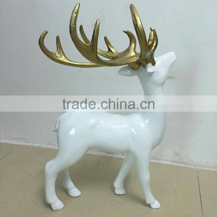 Resin Christmas reindeer figurine