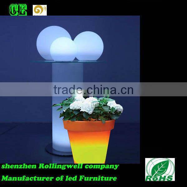 plastic led lighting Table For Pub