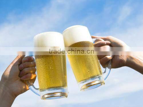 Flyers large glass beer mug