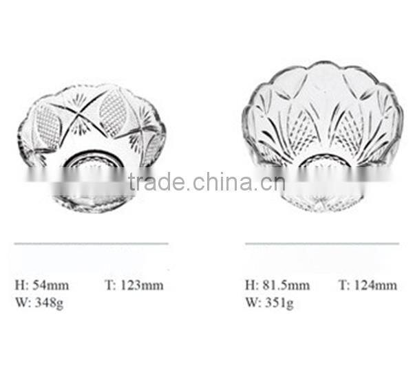 Machine-made glass bowls for kitchenware