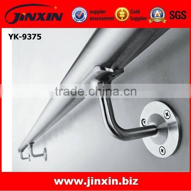 Stainless Steel Handrail Bracket/Wall Mounted Pipes Connector With Cover
