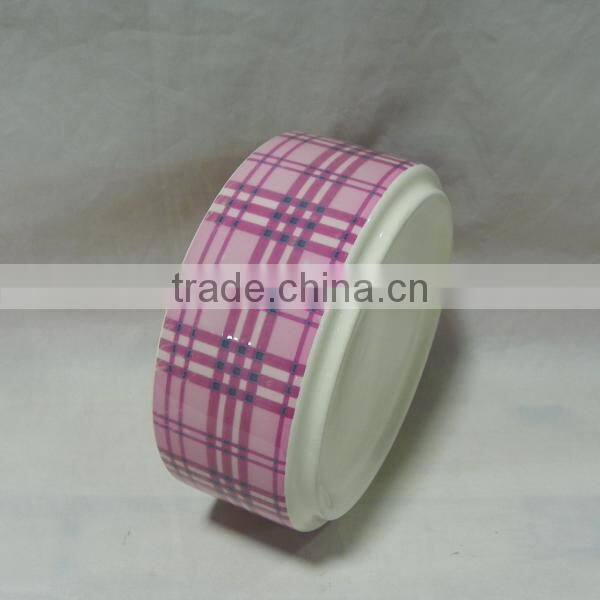 Grating Ceramic Dog Bowl