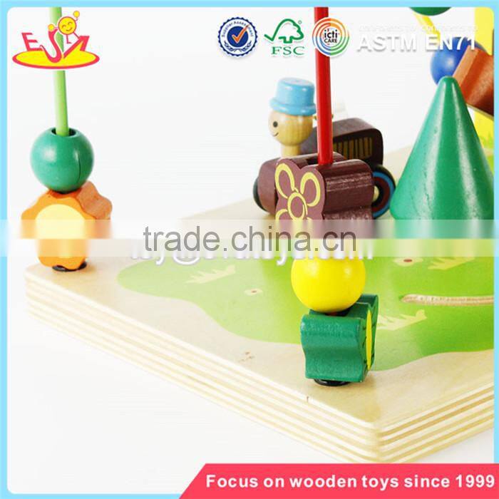 wholesale best toddlers wooden bead maze toy educational games wooden kids bead maze toy W11B141