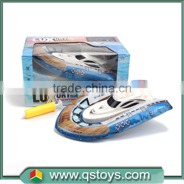 Popular of the kids new style R/C inflatable nylon boat toys