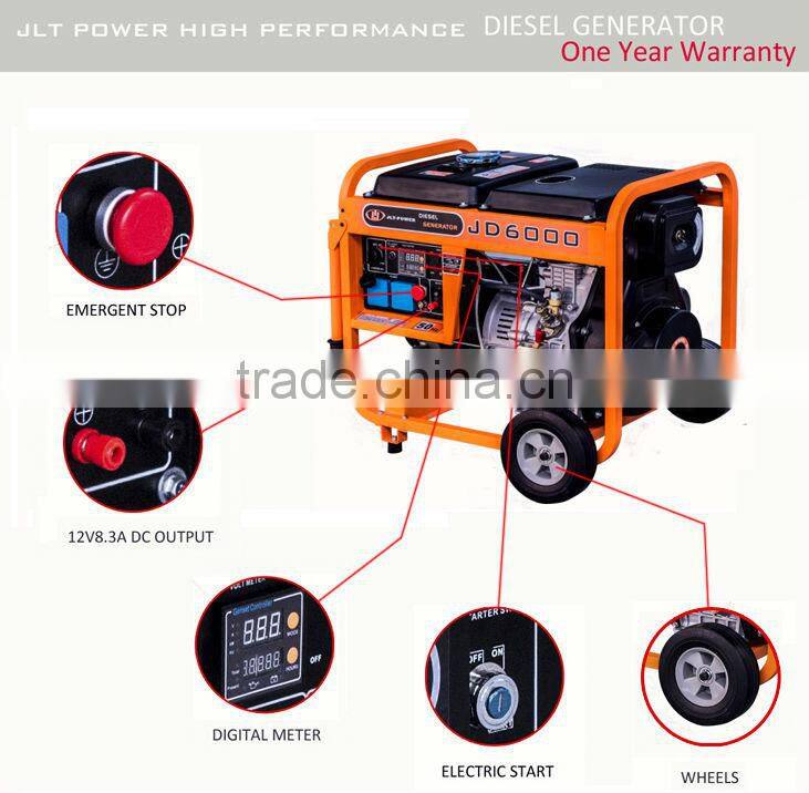 reasonable price Standard Diesel Generators 5kva silent diesel generator