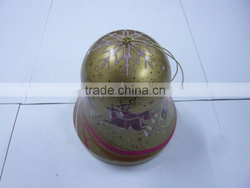 Christmas Bell Shape Tin