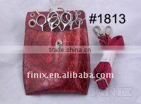 High Quality Wine-Red Color Leather Scissor Holster