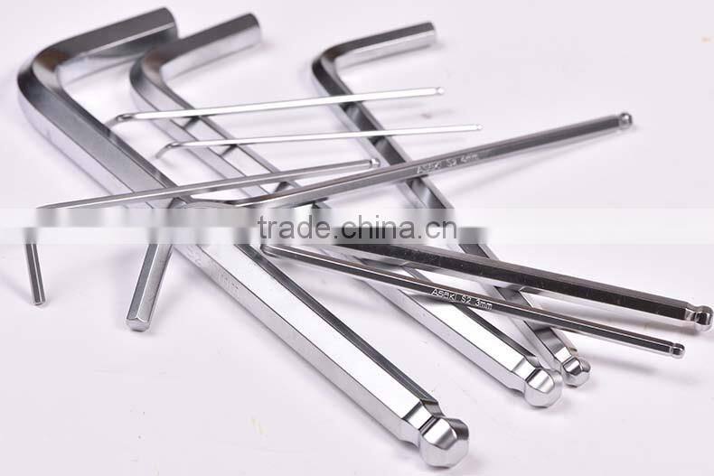 AK-7402 professional grade S2 steel hex key