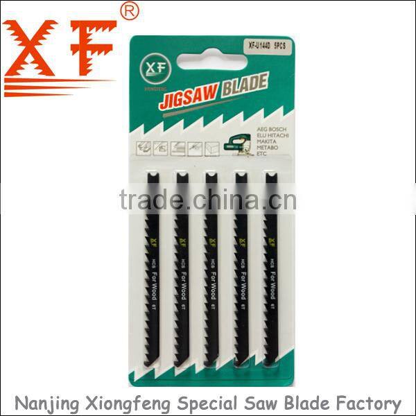 6TPI Ground teeth HCS Jig saw blade tool set---XF-U144D 5PCS