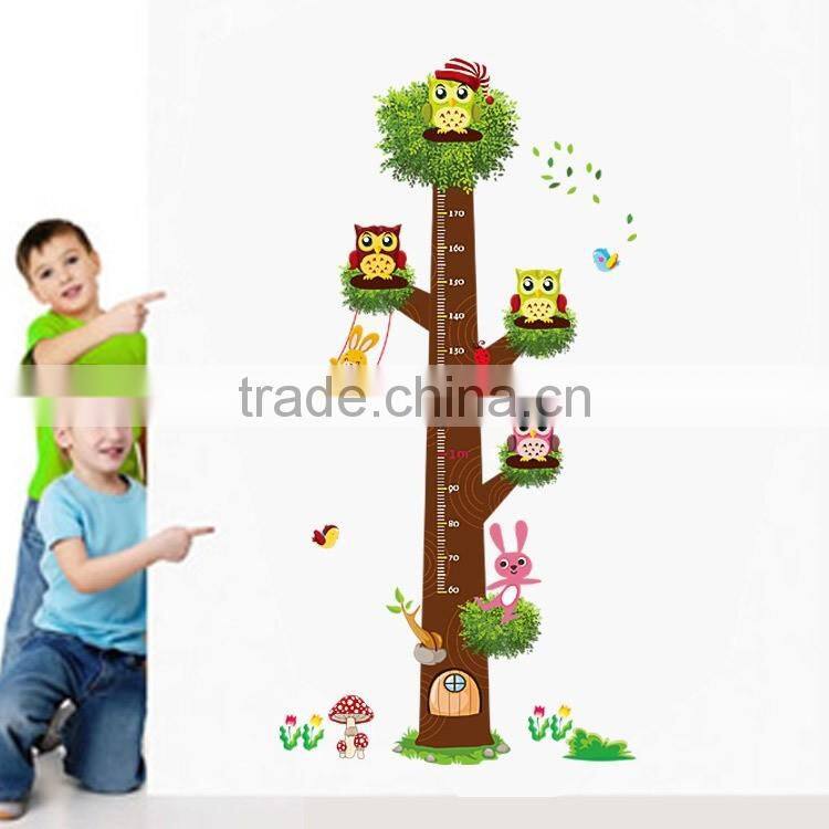 3D Kids Height Growth Chart Home Decor,Wall Sticker For Kids Room