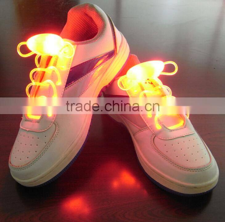 Hot selling glow shoe laces led flashing shoelaces light up led shoelace wholesale