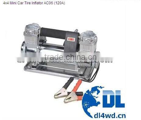 4x4 car mini air compressor 12v mini oilless air compressor