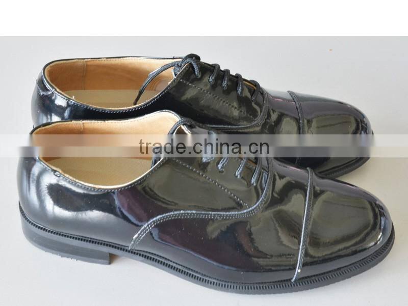 black business men genuine leather shoes