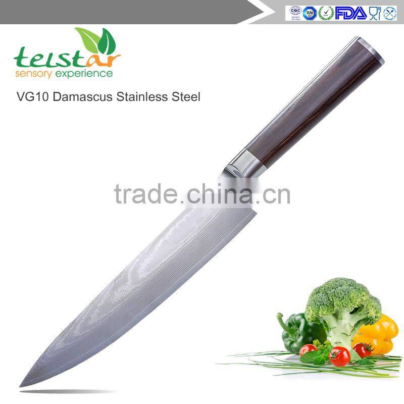 High quality Chef's Knife VG10 Japanese damascus Stainless Steel