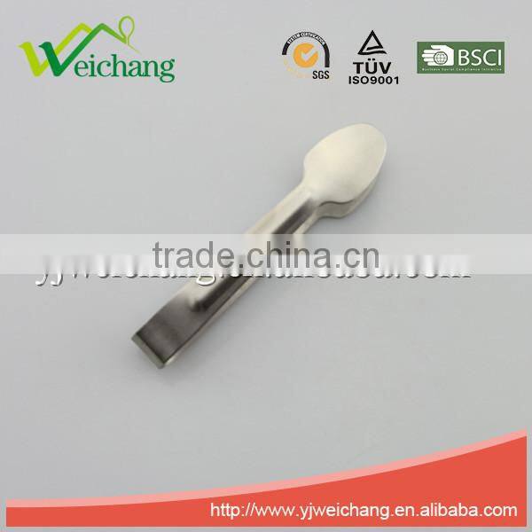 WCR224 premium whole Stainless Steel Food Tong Ice tong cube sugar tong serve tong hot sale