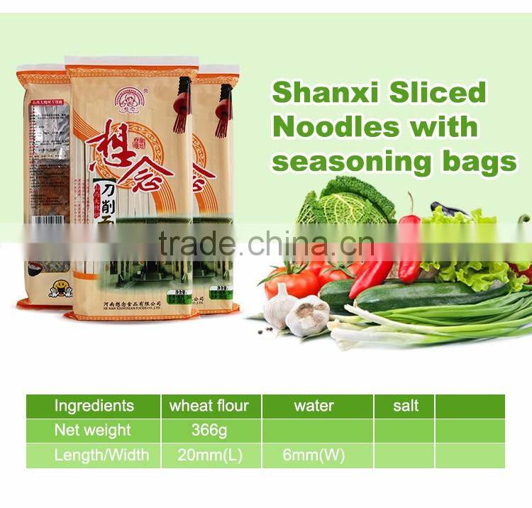 OEM Sliced ready noodles with seasoning bags