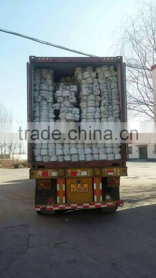 100% Polyester Spun Yarn (Close Virgin) Raw White