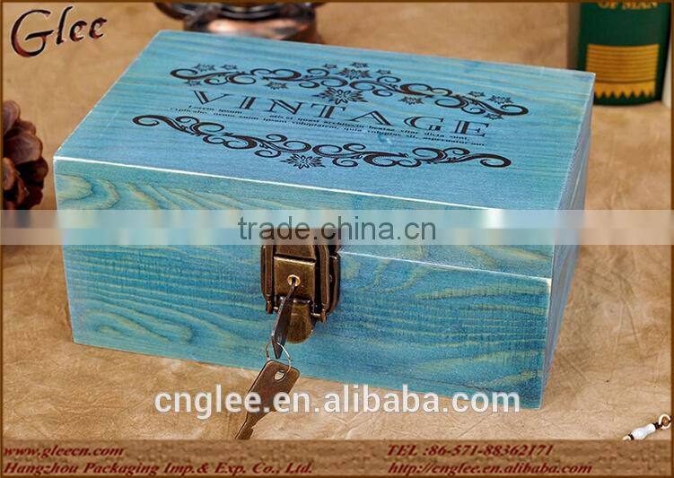 Promotional wooden key box/wooden gift box,21.5x14x9.5cm
