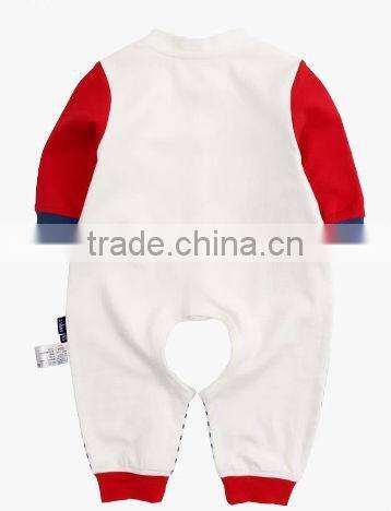 2014 cotton baby romper , baby girl romper , baby romper wholesale with pocket