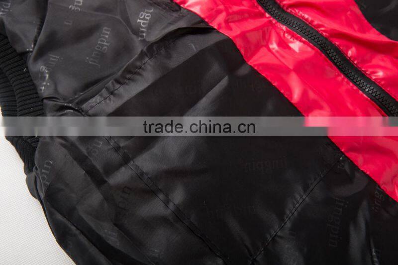 OUTDOOR PU LEATHER HOODED DOWN VEST