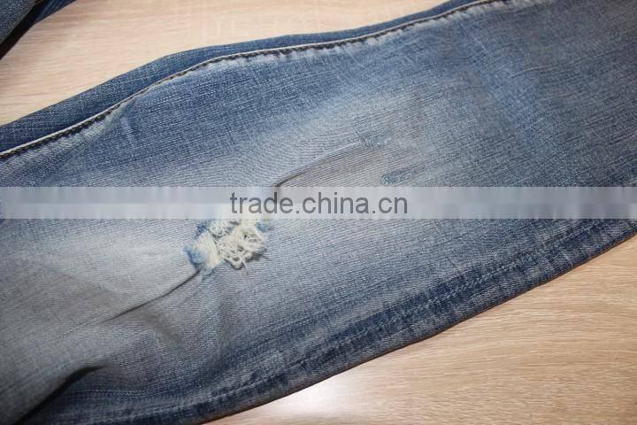 GZY fashion wash denim jeans men maternity jeans pant and shirt