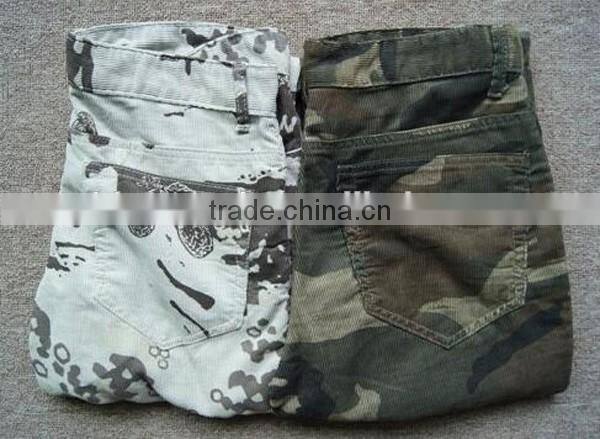 mens ready made garments stock lot camo pants