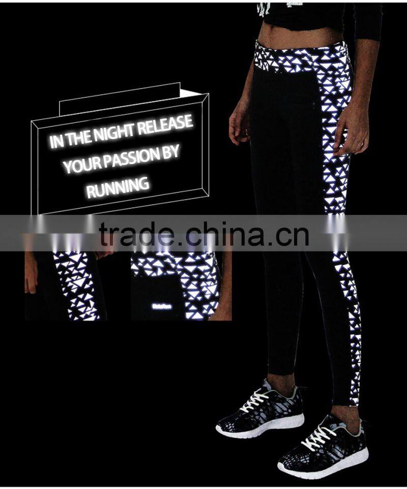 China Supplier Women Fitness Wear Elastic Gym Sports Pants For Yoga