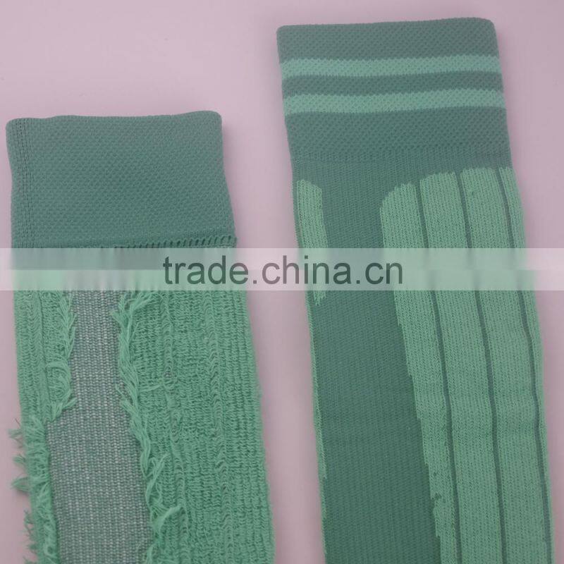 green long thick cheap mens football socks