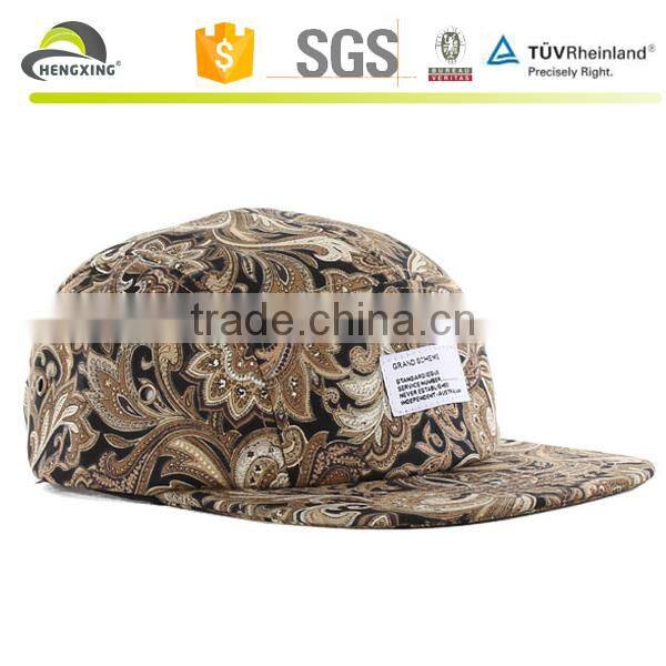 Local headwear simple custom-made 5 panels cap