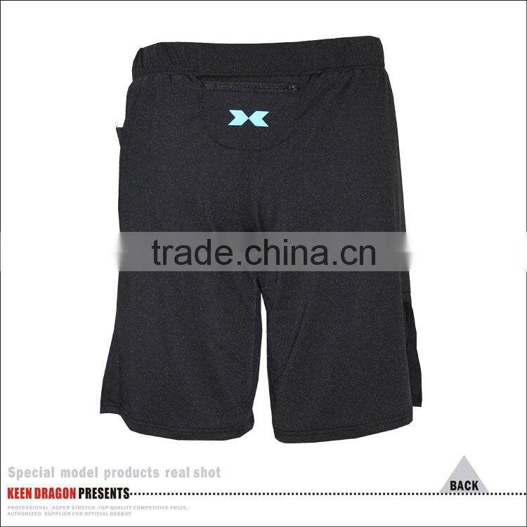 Mens Blank Black Crossfit Super Workouts Fitness Training Shorts