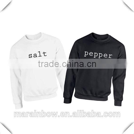 50% Cotton 50% Polyester Unisex Sweatshirt Custom Printed Crewneck Sweatshirt 1x1 Rib Collar Couples Sweatshirt OEM Jumpers
