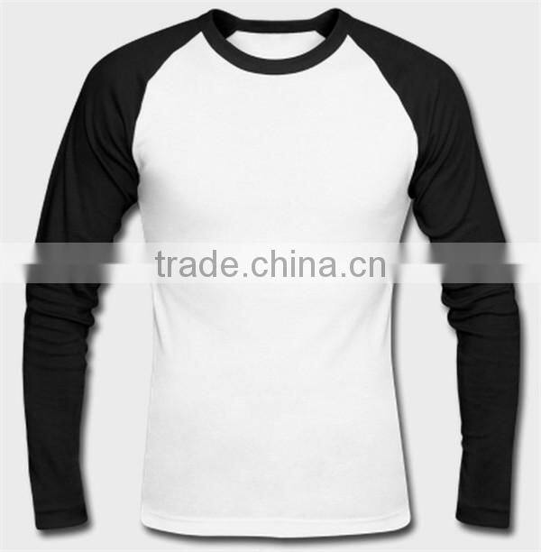 white body raglan combed cotton t shirt