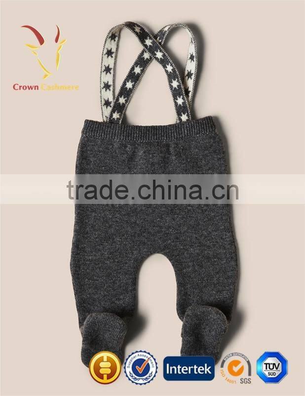 Newborn Grey Wool Baby Knit Leggings Pants