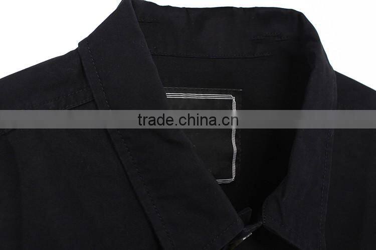 2016 Oem Factory Black High Quality Custom Men Denim Army Jacket