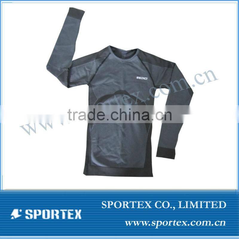 OEM High Quality Ladies seamless Compression Top / High quality compression base layer / Seamless sportswear