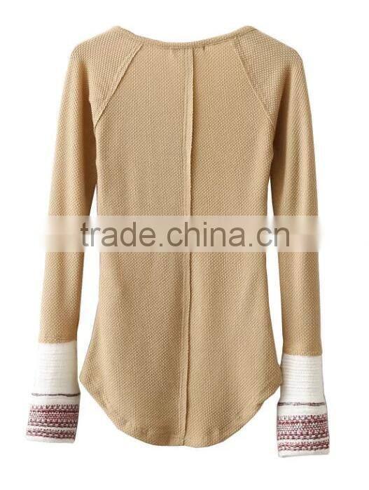 EY0857S Basic Style Women Knitted Pullover Sweater 2016