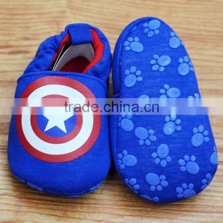 Captain America Shield printed Baby shoes
