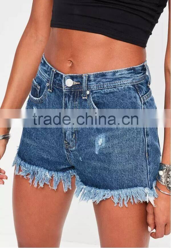 Fashion clothes women denim ripped vintage short pants skinny Jeans shorts mini pants