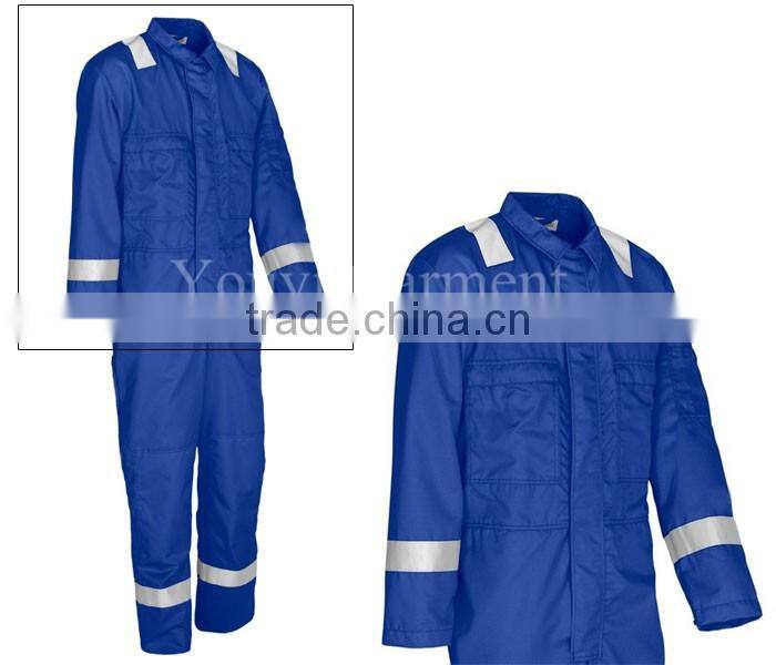 150gsm nomex blue taped flame retardant overall