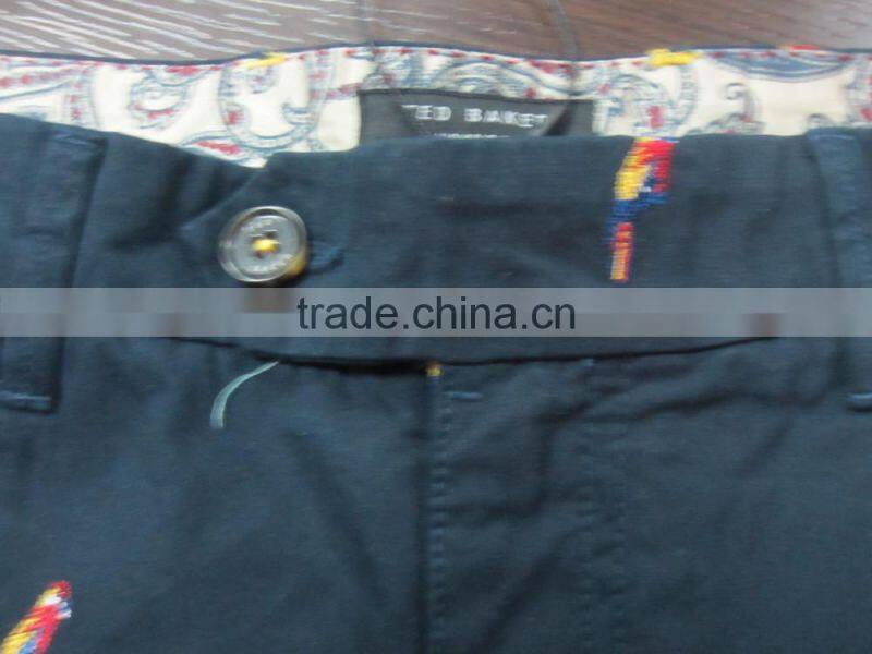 OEM new design fashionable High quality casual cotton elastic force shorts for men PS1375