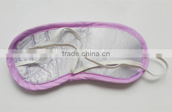 factory sale printing craft satin/polyester material luxury sleep mask