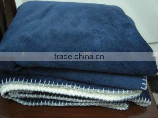 High Quality Mink&Sherpa Blanket with Pillow(KN-BL-01)