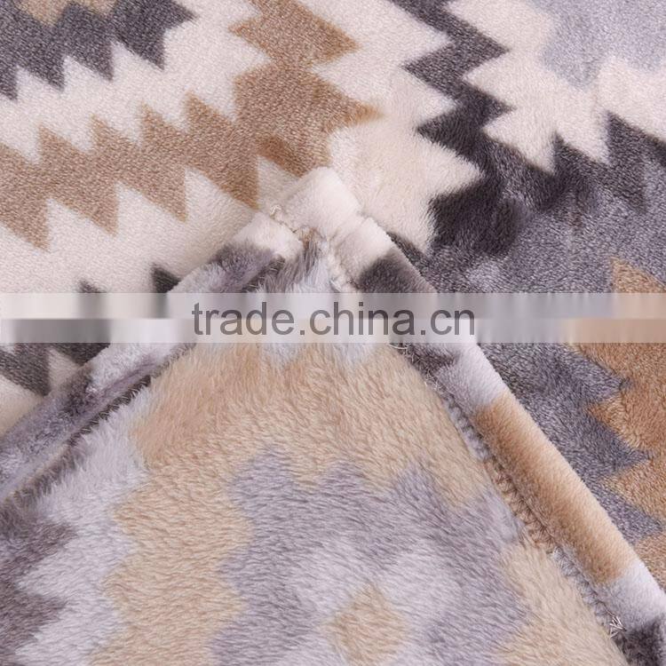new design printed thick winter flannel fleece blanket