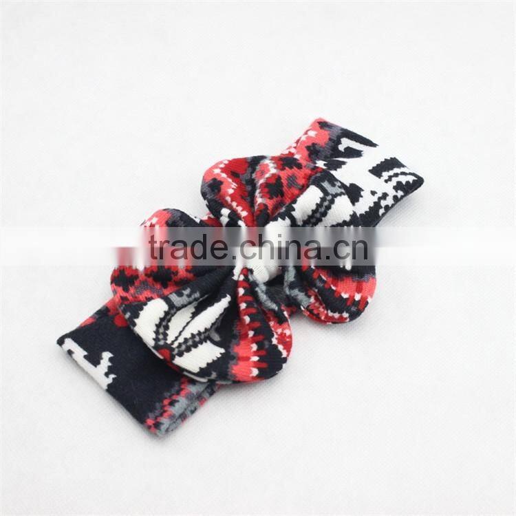 New arrival deer head wraps,turban children girls hair headband,stripe baby headband M5062005