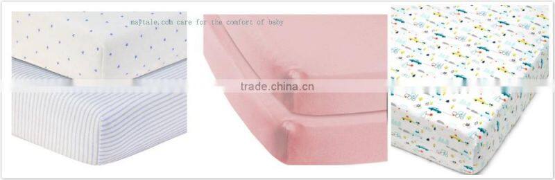 Hot sales child's stretch jersey fitted sheet