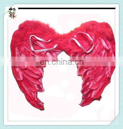 Adult Costume Cheap Large Red Feather Angel Wings HPC-0852