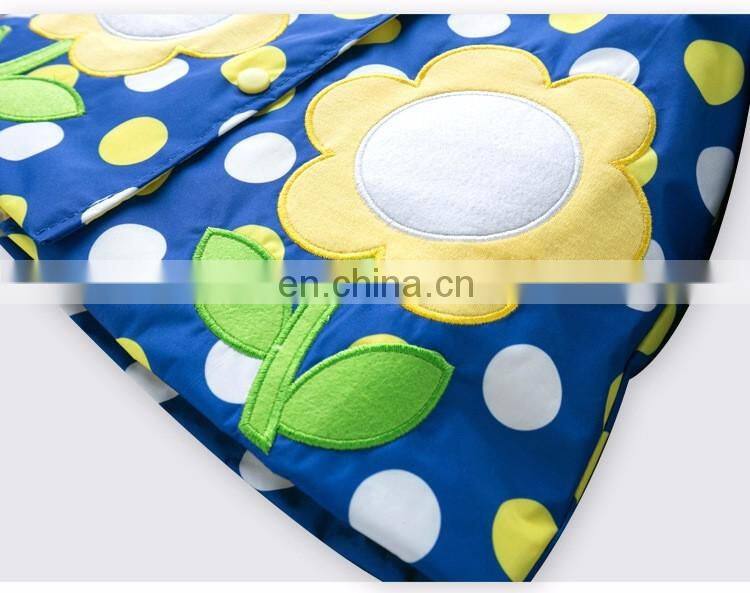 Latest Spring Kids Custom Print Waterproof Raincoat Nylon Jackets