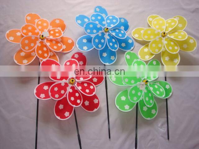 High quality best price toy windmills decorative windmill flower wind spinners