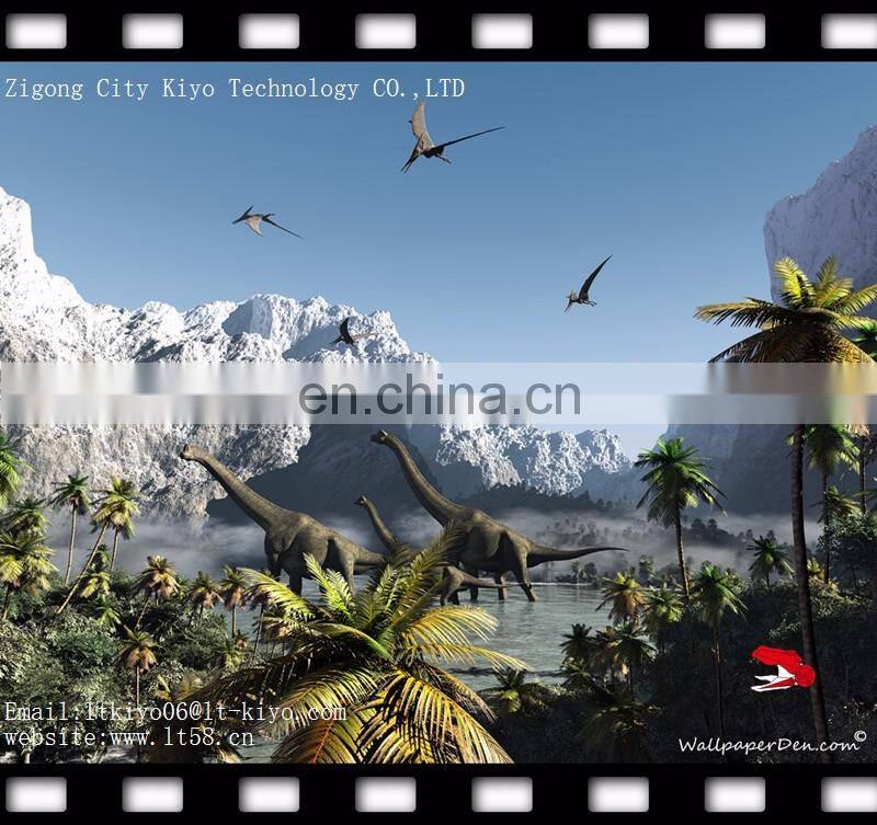 Animatronic life size dinosaur toys interactive dinosaur world for kids